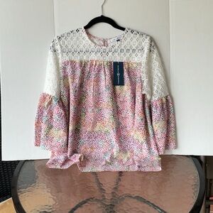 Michelle McDowell Colorful Patterned Top